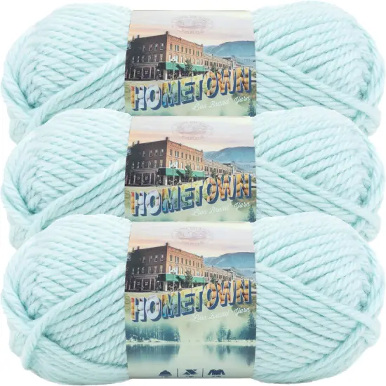 (3 Pack) Lion Brand Yarn Hometown Yarn, Louisville Julep {1}