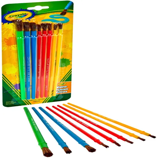 Multipack of 12 - Crayola Paintbrushes-8/Pkg {3}