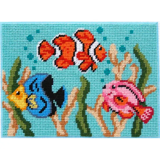 Tropical Fish - Needlepoint Kit Multicolor {1}