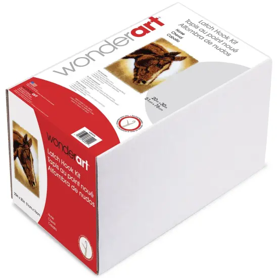 Wonderart Classic Latch Hook Kit 20"X30"-Horse {2}
