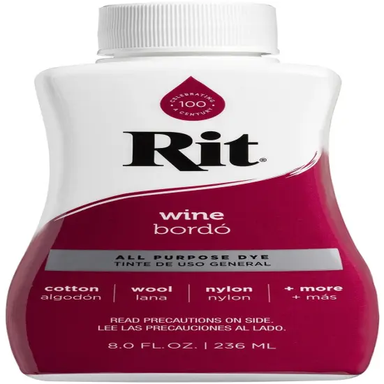 Multipack of 3 - Rit Dye Liquid 8oz-Wine {2}