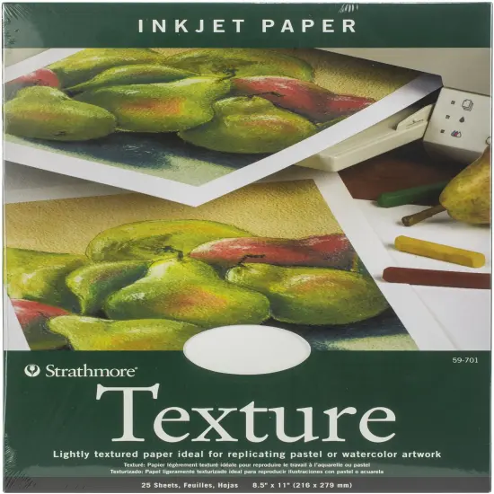 Multipack of 3 - Strathmore Ink Jet Paper Texture 8.5"X11"-25 Sheets {2}