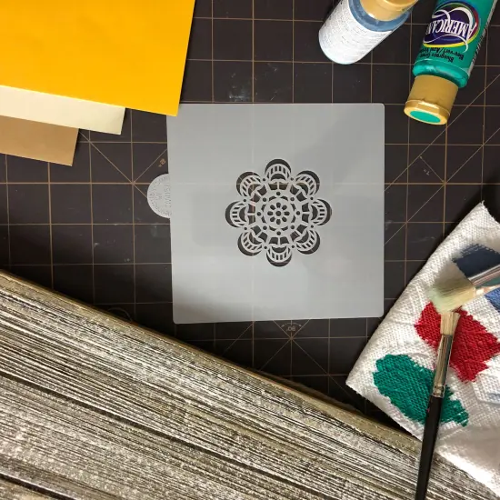 Mandala #1 Cookie & Craft Stencil | CM058 by Designer Stencils | Stencils for Royal Icing, Airbrush, Dusting Powder | {3}