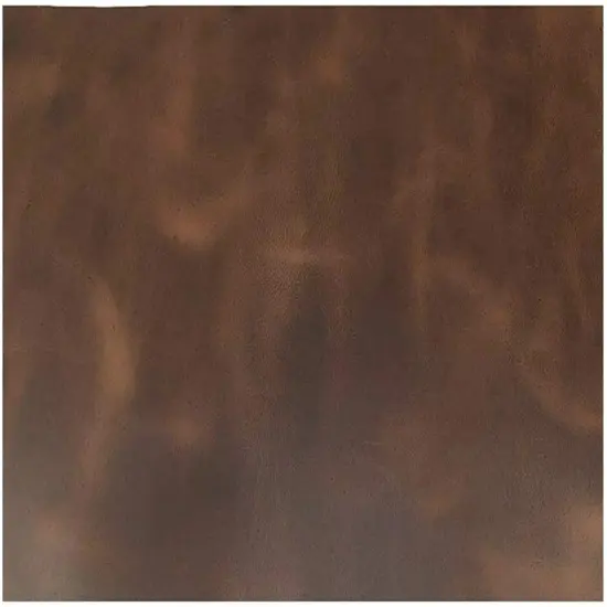 ELW Leather Square for Crafting, Tooling, Hobby, Repair Projects BB (16"x18") 4-5oz (1.6mm-1.8mm-2mm) Medium Weight | NATURAL FULL GRAIN LEATHER | Cow Hide | Quality Leather Guaranteed : Bourbon Brown {1}