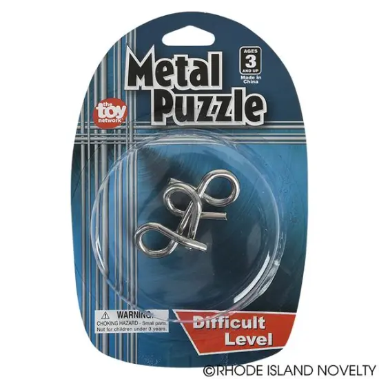 METAL WIRE PUZZLES - 12 pieces {2}