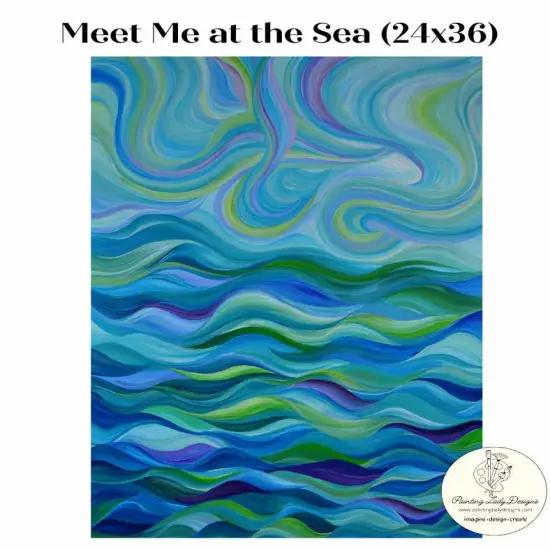 Meet Me At The SeaDecoupage & Mixed Media Art Paper(large) {1}