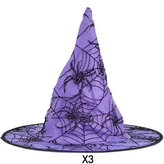 Halloween Witch Hats Costumes for Kids &ndash; Varied Designs 10 Pack {3}
