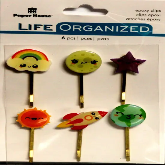 Paper House Life Organized Epoxy Clips {1}