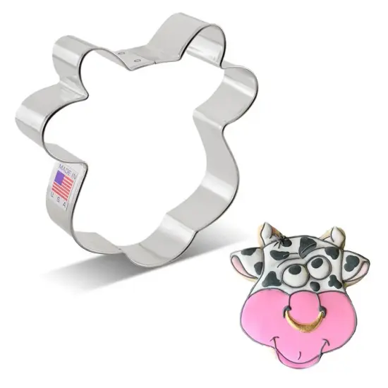 Ann Clark Cow Face Cookie Cutter {1}