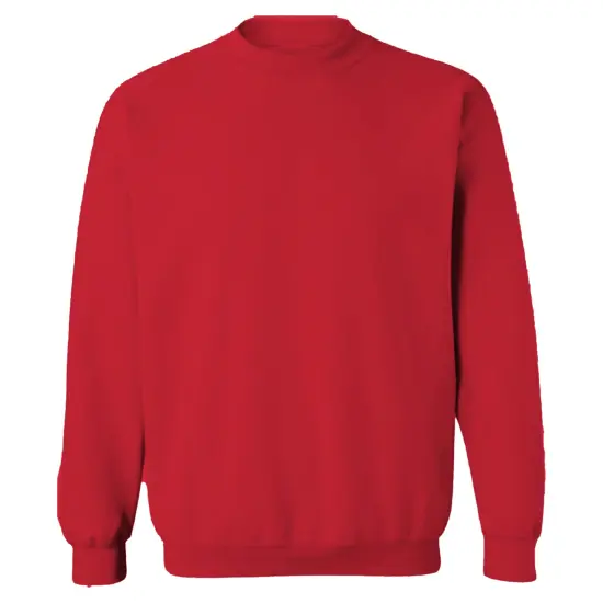 Bayside&reg; Union Made Crewneck Sweatshirt Red {1}