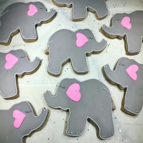 Ann Clark Elephant Face Cookie Cutter 3 3/4" {5}