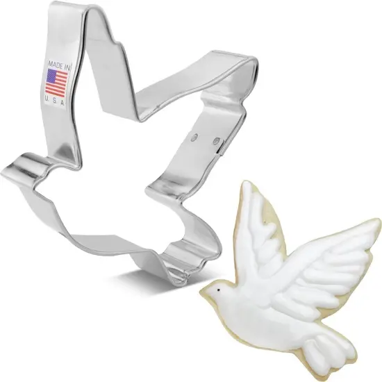 Ann Clark Peace Dove Bird Cookie Cutter 4" {1}