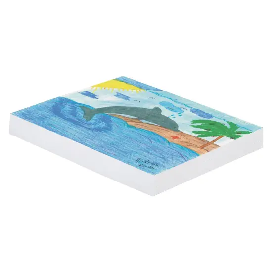 Newsprint Paper, White, 24" x 36", 500 Sheets {1}