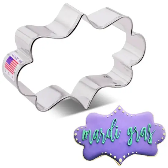 Ann Clark Long Fancy Plaque Cookie Cutter {1}