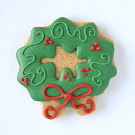 Ann Clark Christmas Wreath Cookie Cutter, 3.5" {4}