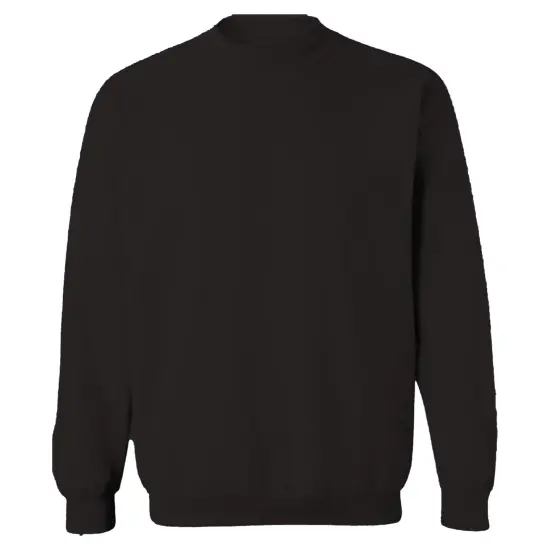 Bayside&reg; Union Made Crewneck Sweatshirt Black {1}