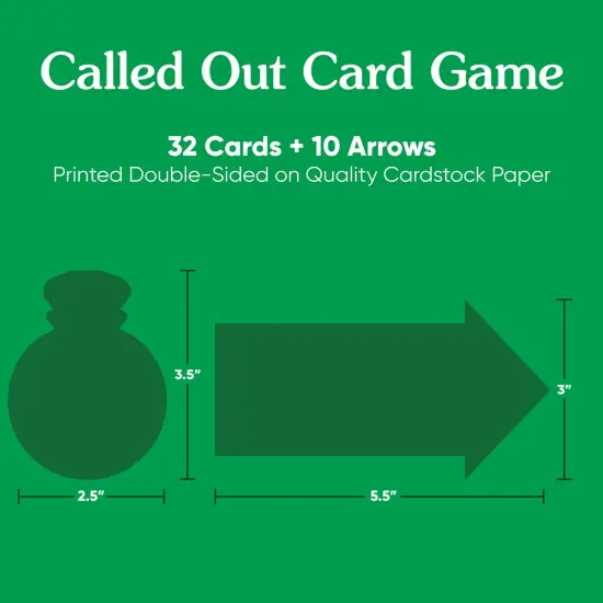 Big Dot of Happiness Called Out Bachelorette Card Game, Bachelorette Party Game, Fun Party Card Games, Bridal Shower Activity, 32 Cards and 10 Arrows {6}