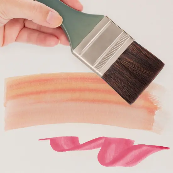 Mimik Professional Watercolor Brushes -Assorted - Synthetic Squirrel Hair - Natural Bristle Artist Brushes for Watercolors, Gouache & Acrylics - Imitates Natural Squirrel and Sable Hair {4}