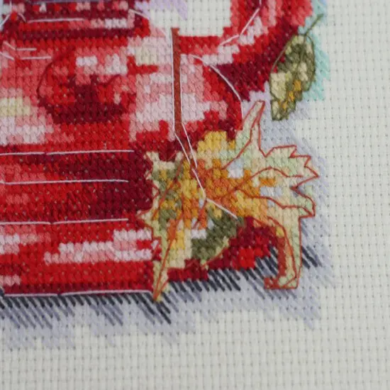 Cross-stitch kit Heat of October {5}