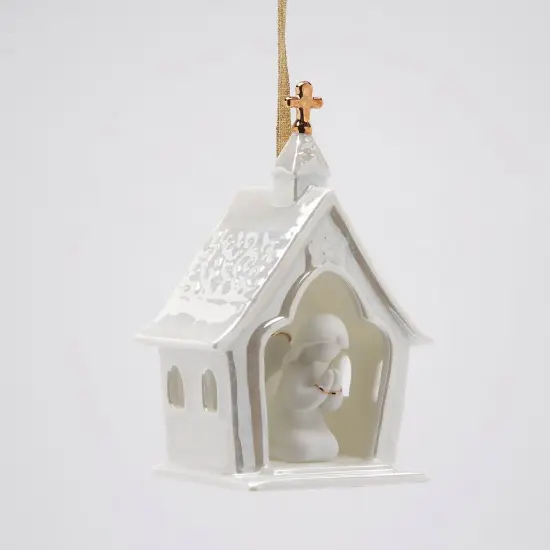 Ceramic House Of Worship Ornament, Home D&eacute;cor, Religious D&eacute;cor, Religious Gift, Church D&eacute;cor, Baptism Gift {3}