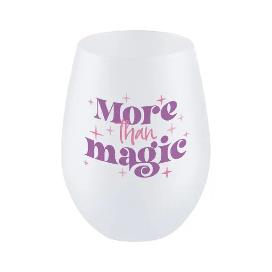 Craft Express 4 Pack 17oz Sublimation Frosted Stemless Wine Glasses {2}