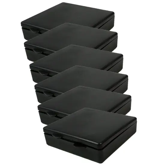 Micro Box, Black, Pack of 6 {1}