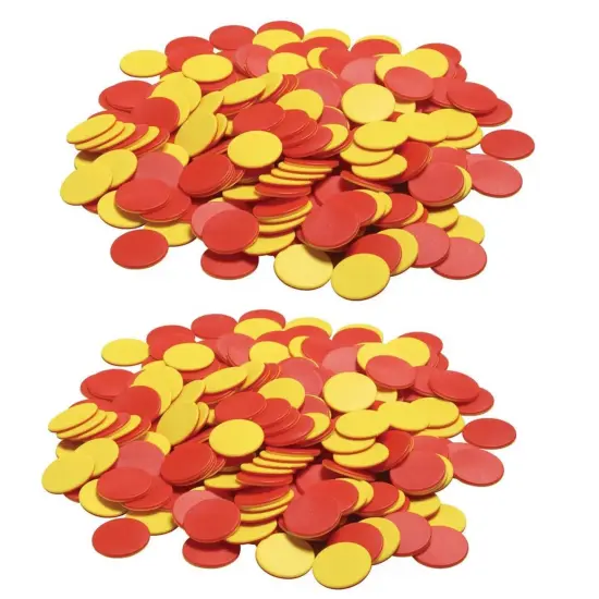 Two Color Counters, 200 Pieces Per Pack, 2 Packs {1}