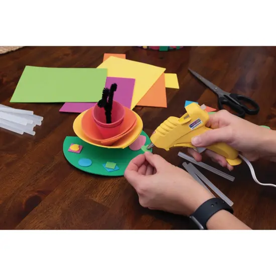 Hot Glue Sticks Classroom Pack, Clear, 4" x 0.27", 100 Pieces Per Pack, 2 Packs {4}