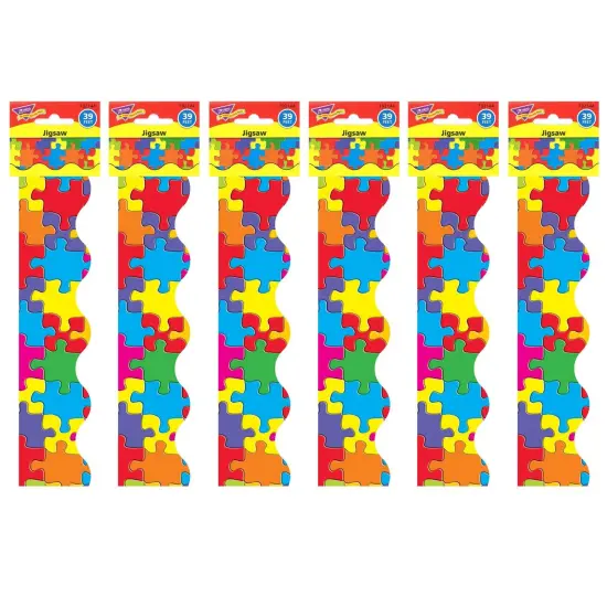 Jigsaw Terrific Trimmers&reg;, 39 Feet Per Pack, 6 Packs {1}