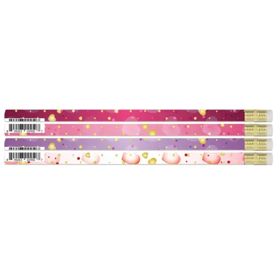 Dreamy Hearts Pencils, 12 Per Pack, 12 Packs {1}