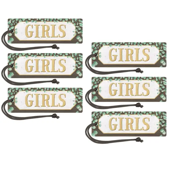 Eucalyptus Magnetic Girls Pass, Pack of 6 {1}