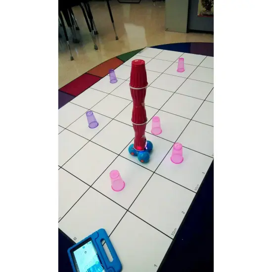 Wonder League Robotics Competition Grid Mat, 150cm x 240cm with 30cm Grid {3}