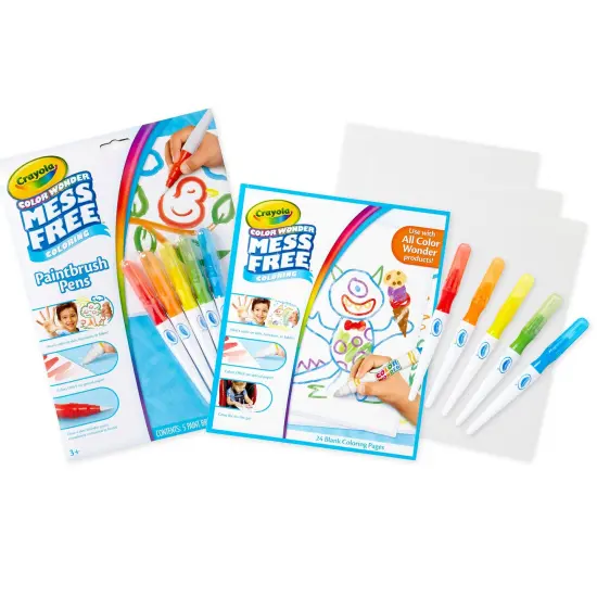 Color Wonder Mess Free Paintbrush Pens & Paper {1}