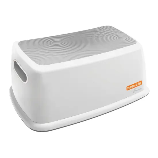 Toddler & Me&trade; Step Stool, Gray/White {1}