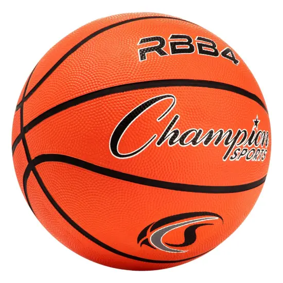 Intermediate Rubber Basketball, Size 6, Orange, Pack of 2 {2}