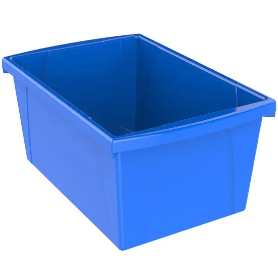 Medium Classroom Storage Bin, Blue {1}