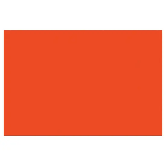 Construction Paper, Orange, 12" x 18", 50 Sheets Per Pack, 5 Packs {4}