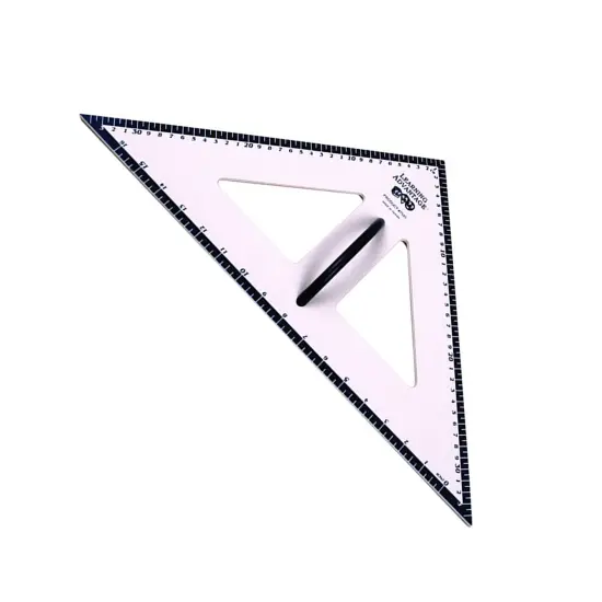 Dry Erase Magnetic Triangle - 45/45/90 Degrees, Pack of 2 {2}