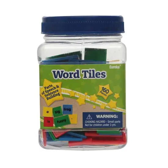 Tub of Word Tiles, 160 Per Set, 2 Sets {4}