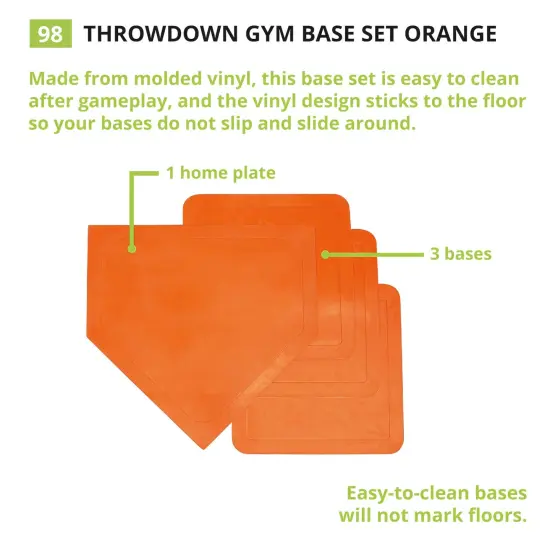 Throwdown Gym Base Set, Orange, 2 Sets {4}