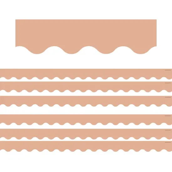 Sedona Sand Scalloped Border Trim, 35 Feet Per Pack, 6 Packs {1}