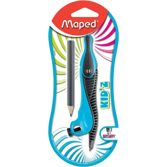 Kid'z Compass with Safety Tip + Pencil, Set of 12 {6}