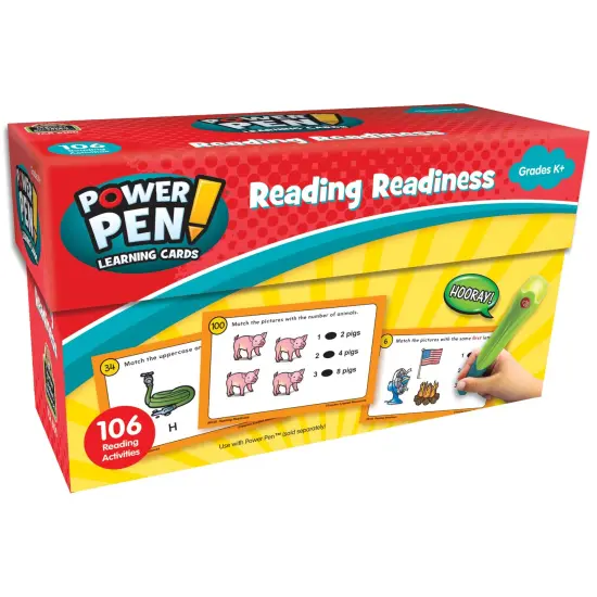 Power Pen&trade; Learning Cards: Reading Readiness {1}