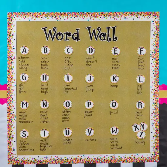 Confetti Straight Border Trim, 35 Feet Per Pack, 6 Packs {5}