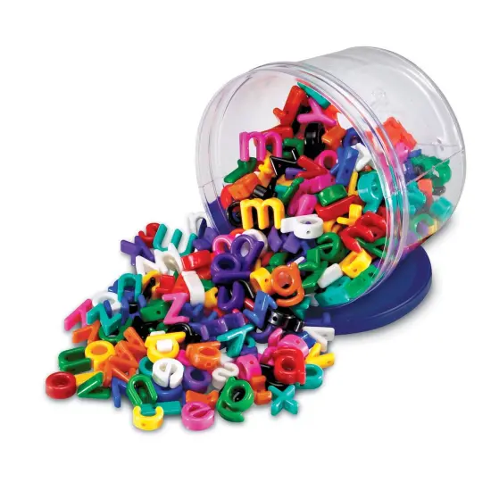 Plastic Lacing Lowercase Alphabet, 260 Pieces {4}