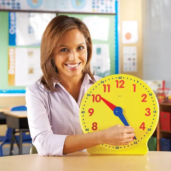 Big Time&trade; Learning Clock&reg;, 12-Hour Demonstration Clock {4}
