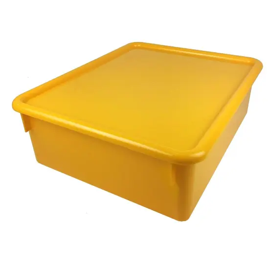 Double Stowaway&reg; Tray with Lid, Yellow {1}