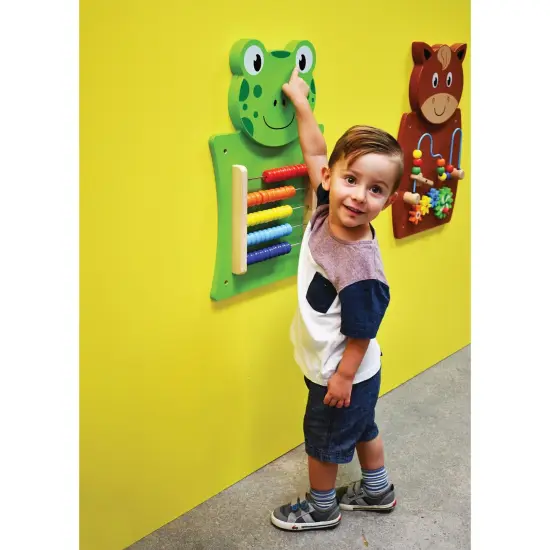 Frog Activity Wall Panel - Toddler Activity Center {3}