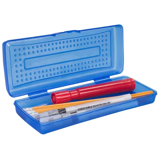 Single Mini Pencil Storage Case, Assorted Colors, Pack of 12 {2}