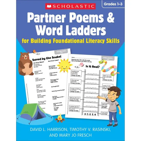 Partner Poems & Word Ladders for Building Foundational Literacy Skills: Grades 1&ndash;3 {1}